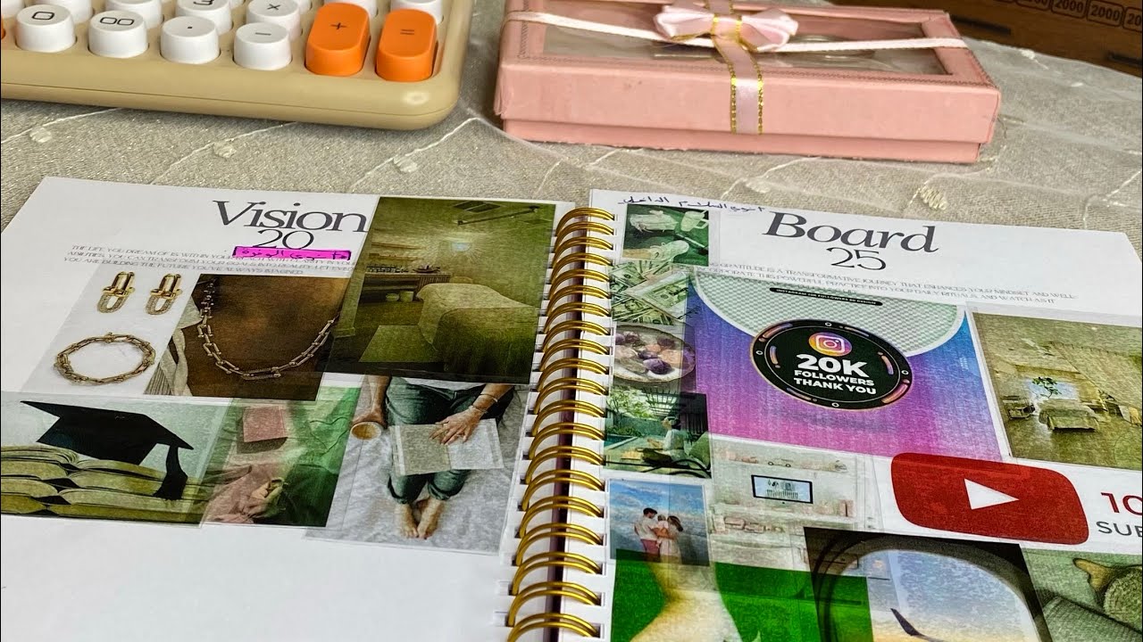 #لوحة_أهداف ولا #visionboard راني رجعت بعد غياب طويل، قلعنا في #2025
