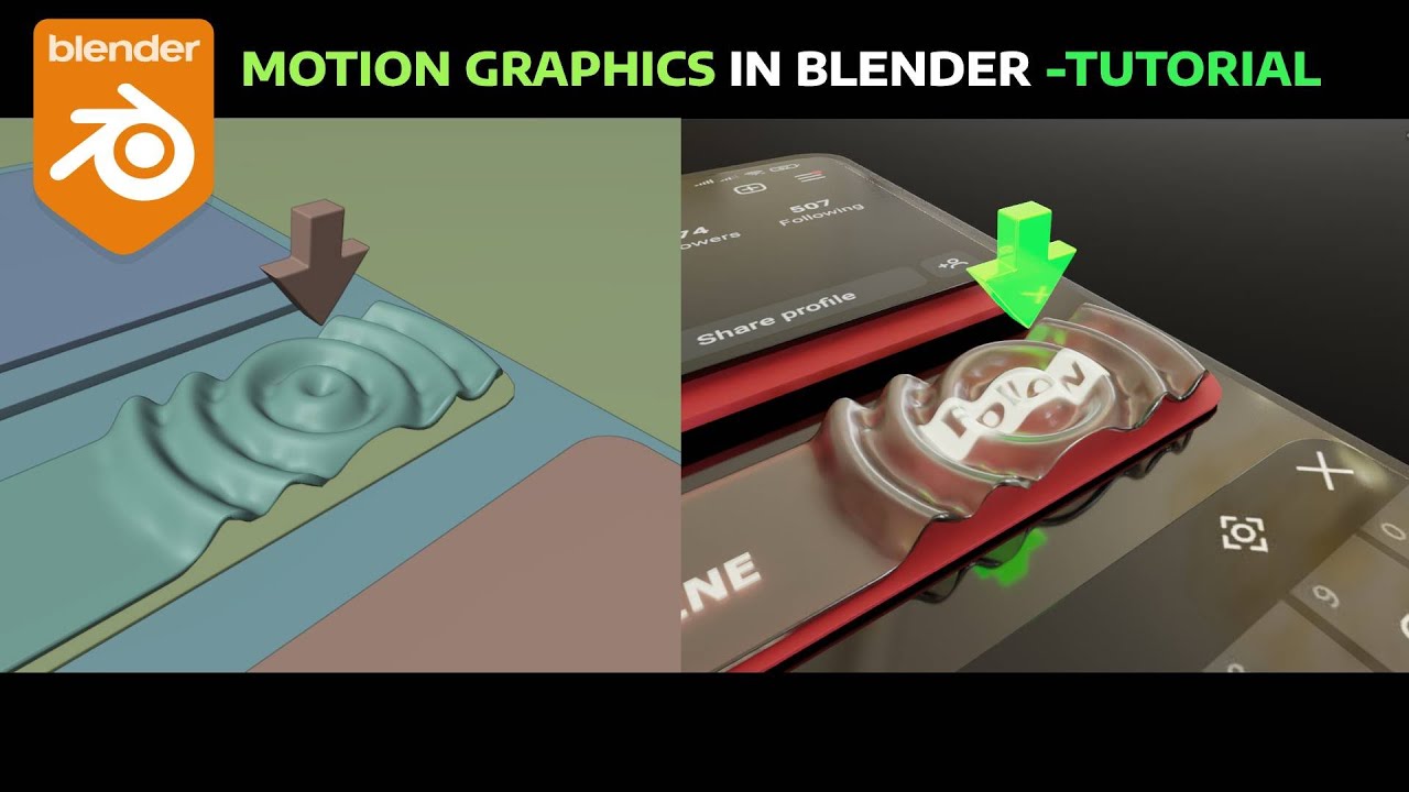 Анимация движения в Blender — Учебное пособие