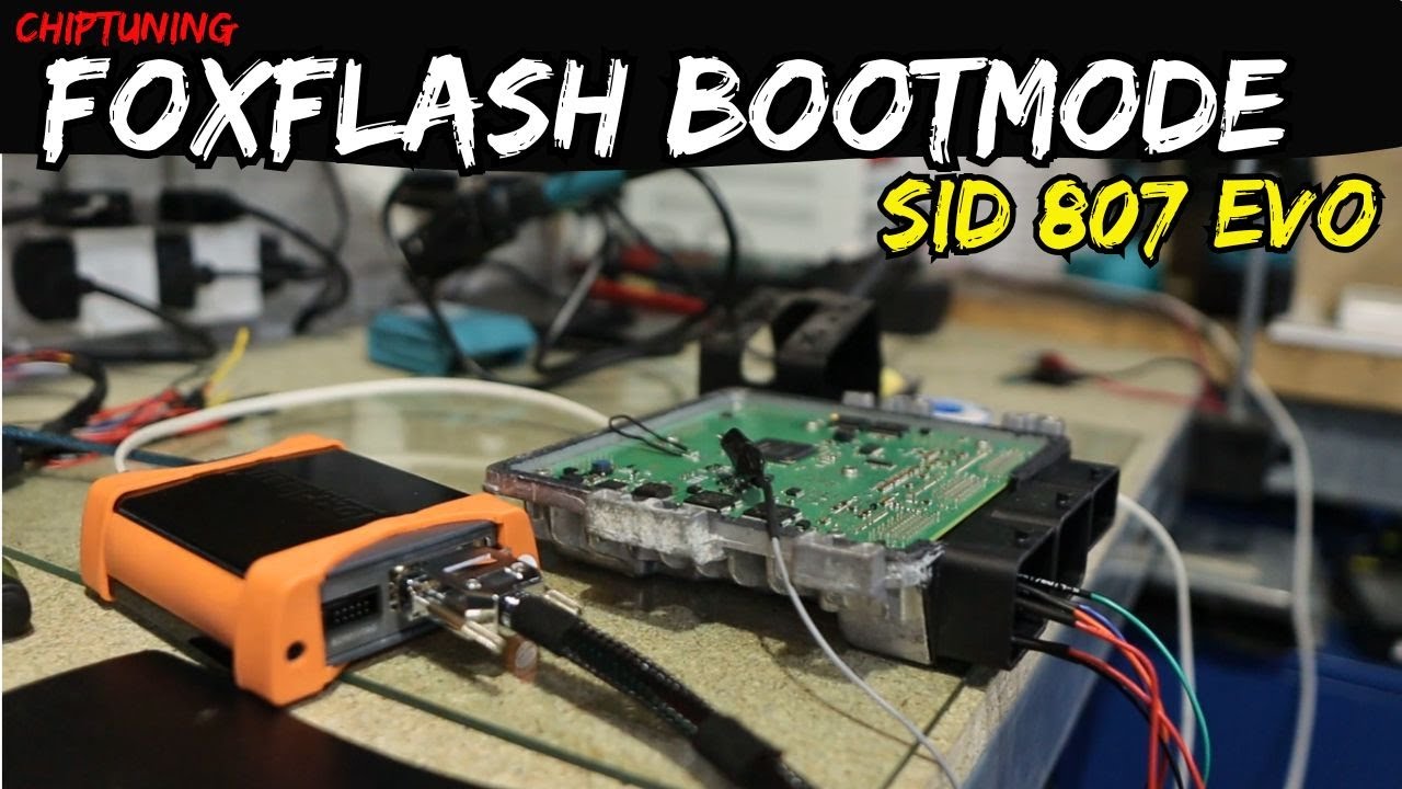 👉 FoxFlash w trybie Boot Mode | otwarcie ECU , podpiecie , odczyt i zapis Continental SID807