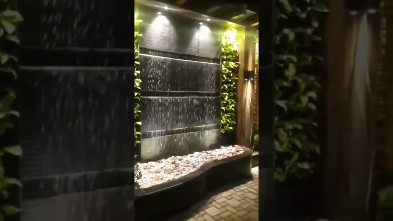 Water Fountain Bangladesh, Wall Water Fountain #fountain #waterfall #amazing