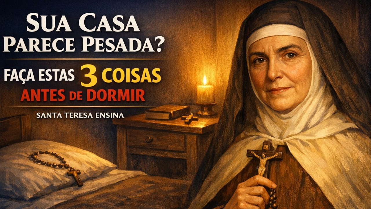 Se sua casa parece pesada, faça estas 3 coisas antes de dormir — ensina Santa Teresa