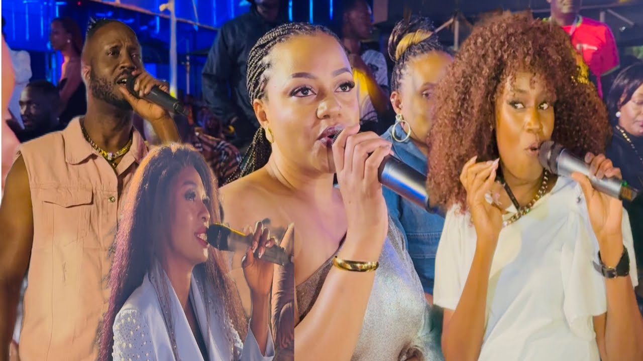 ZUENA,JULIANA K,CINDY BATUSIZZA OKUSIMA KWABWE ERI BEBECOOL KU BREAK THE CHAINS LISTENERS PARTY