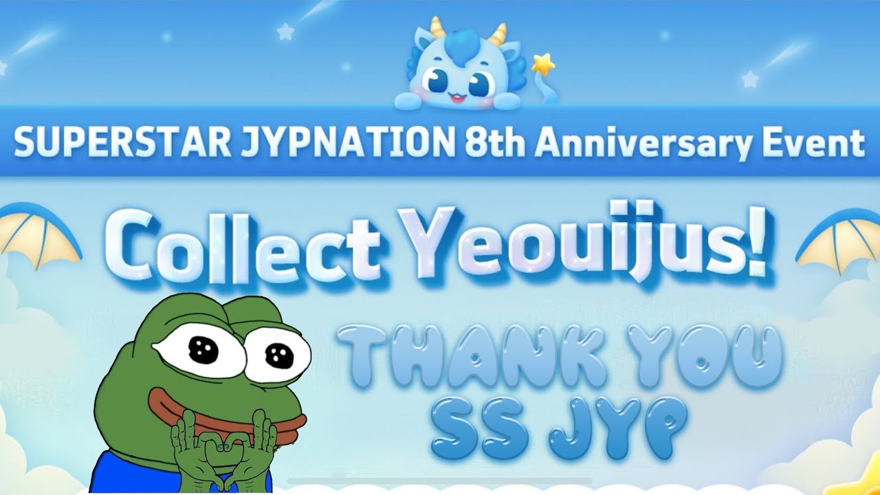 [superstar jyp] 8th Anniversary, collecting yeouijus and get the rewards.