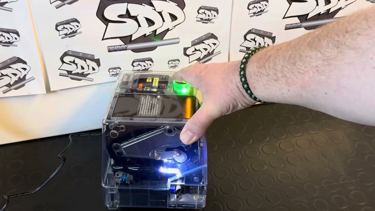 Transparente Hawk-Matic HK3 hier seht Ihr wie die Maschine funktioniert