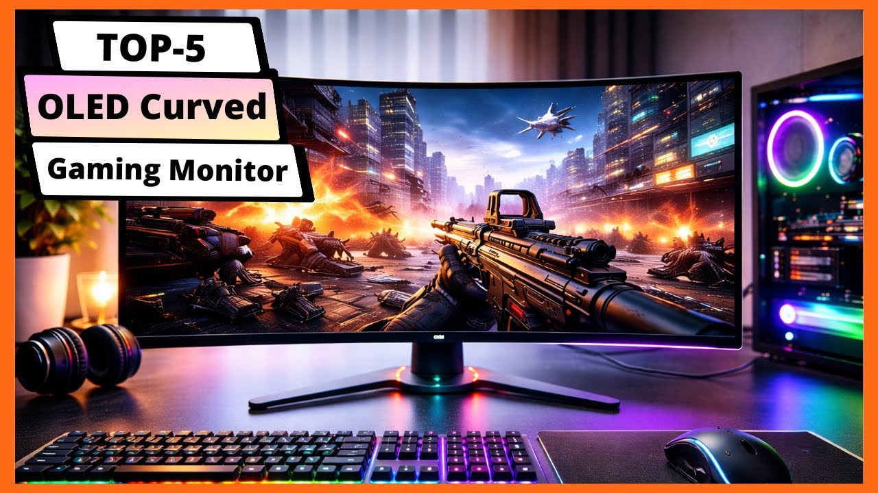 ✅ Топ-5 лучших изогнутых OLED-мониторов для игр 2026 года 🎮🔥 | OLED против IPS игровых мониторов ...