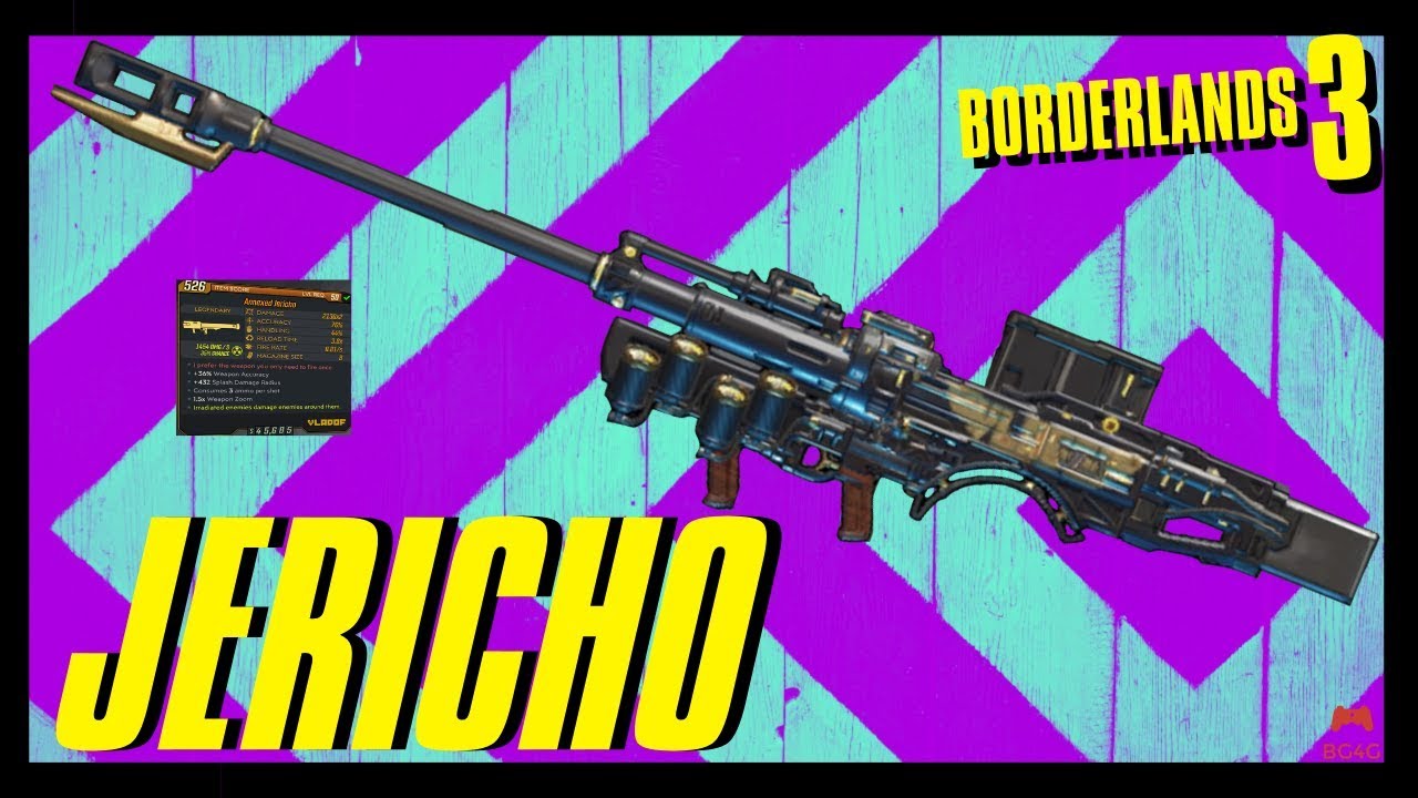 BORDERLANDS 3 - THE JERICHO - LEGENDARY VLADOF WEAPON GUIDE- BG4G