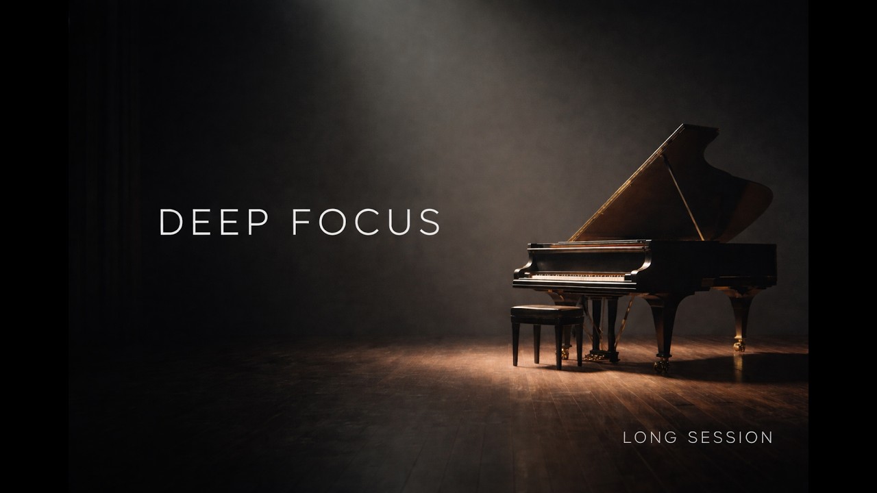 Minimal Piano Music for Deep Focus & Concentration | Long Session