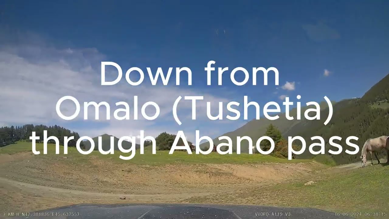 Georgia  |  Tushetia  |  driving from Omalo through Abano pass (2850 m.n.n.)
