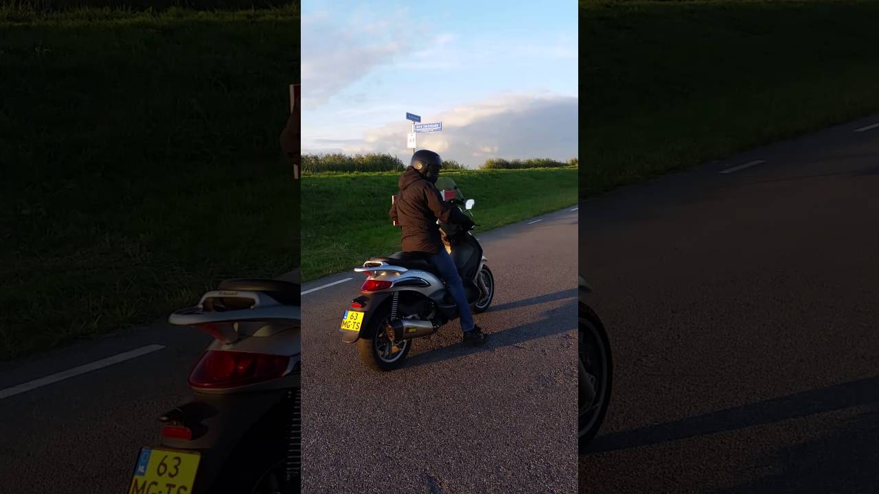 Beverly 500 akrapovic (with and without db killer)