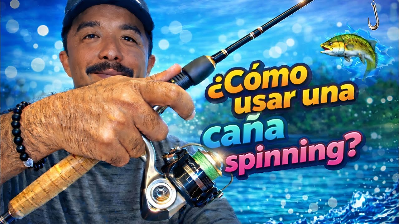 Como usar una Ca&ntilde;a de Pesca Spinning correctamente 🎣✍️ Lo que nadie te dice