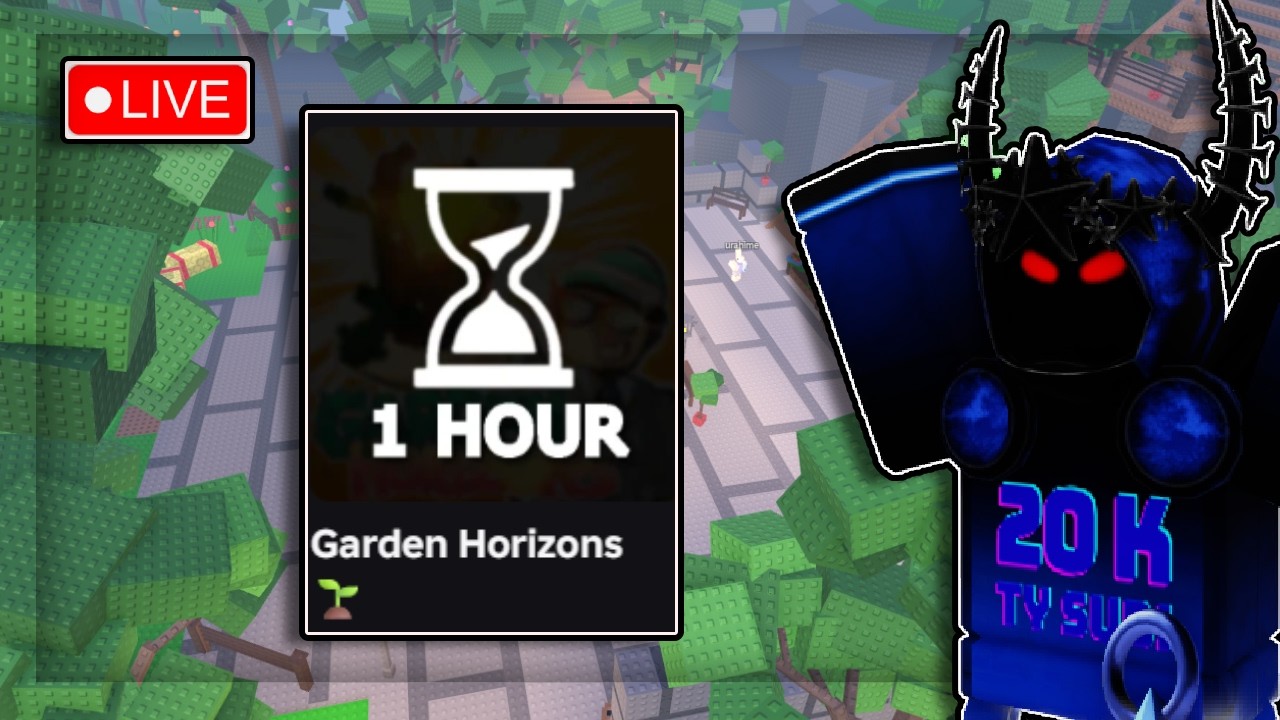 LIVE 🔴 ??? (ADMIN ABUSE) Garden Horizons Roblox.