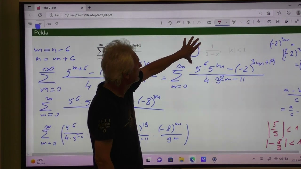 GTK Kalkulus ea&tgy 1.6. Mértani sor