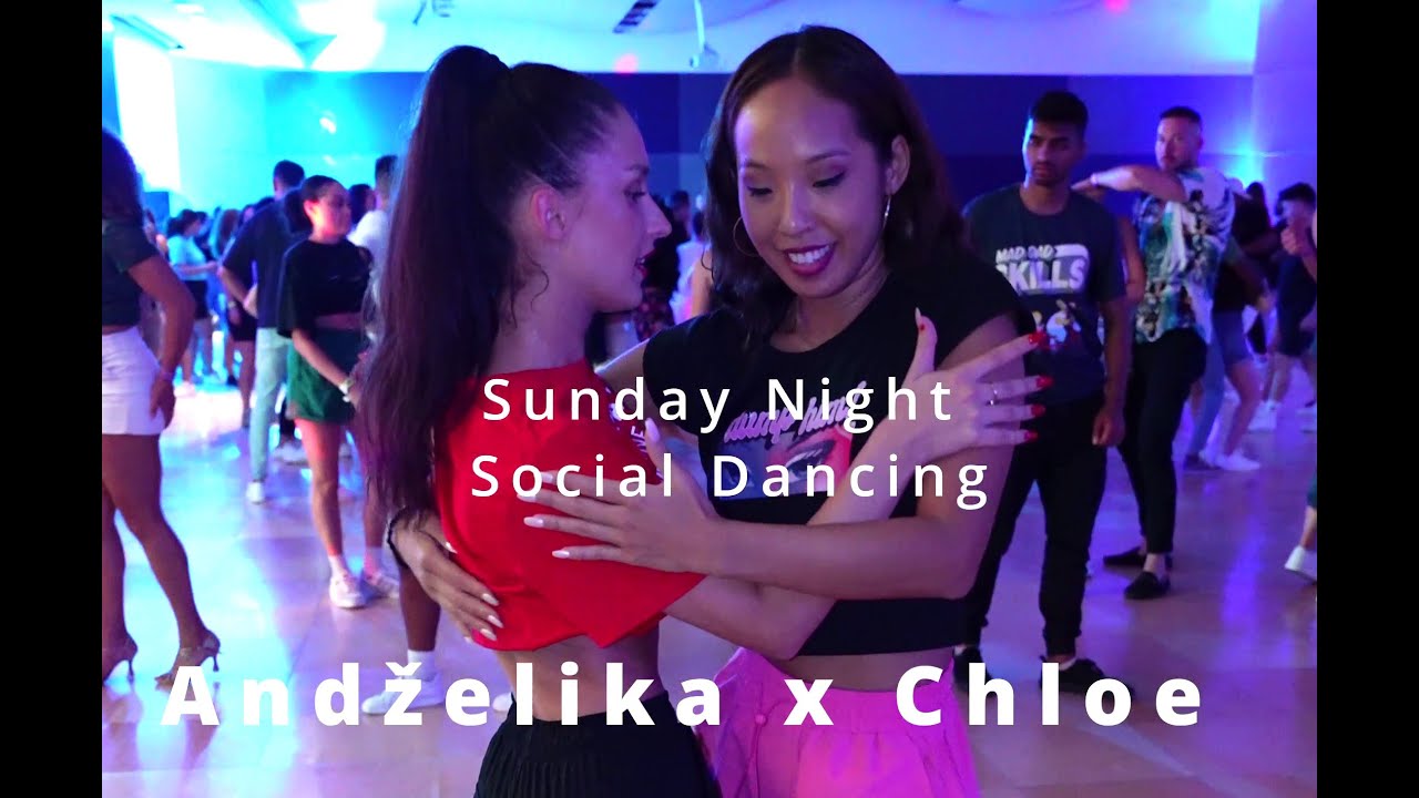 Andželica (Angelica) x Chloe Loh - Bachata Social Dancing at Level Up Festival 2023 (Clavaito) - 4K
