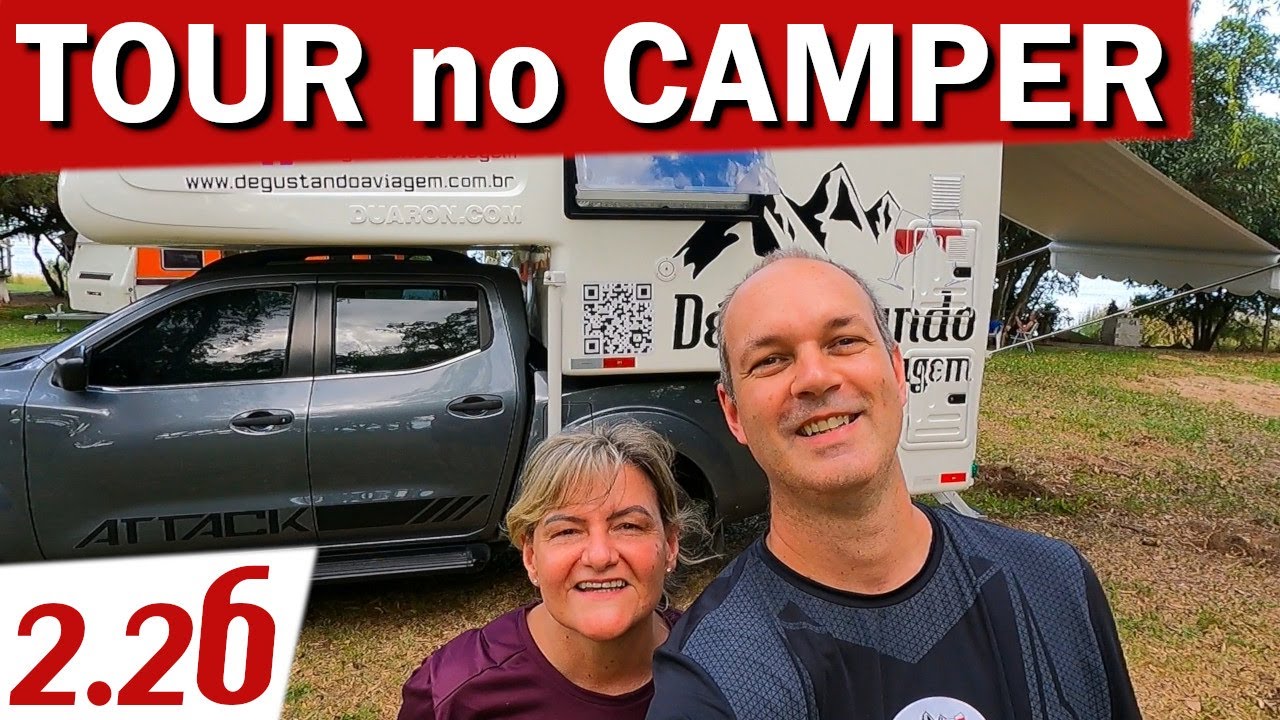 TOUR no CAMPER DUARON sobre CAMIONETE NISSAN FRONTIER - CONHEÇA a NOSSA CASA SOBRE RODAS