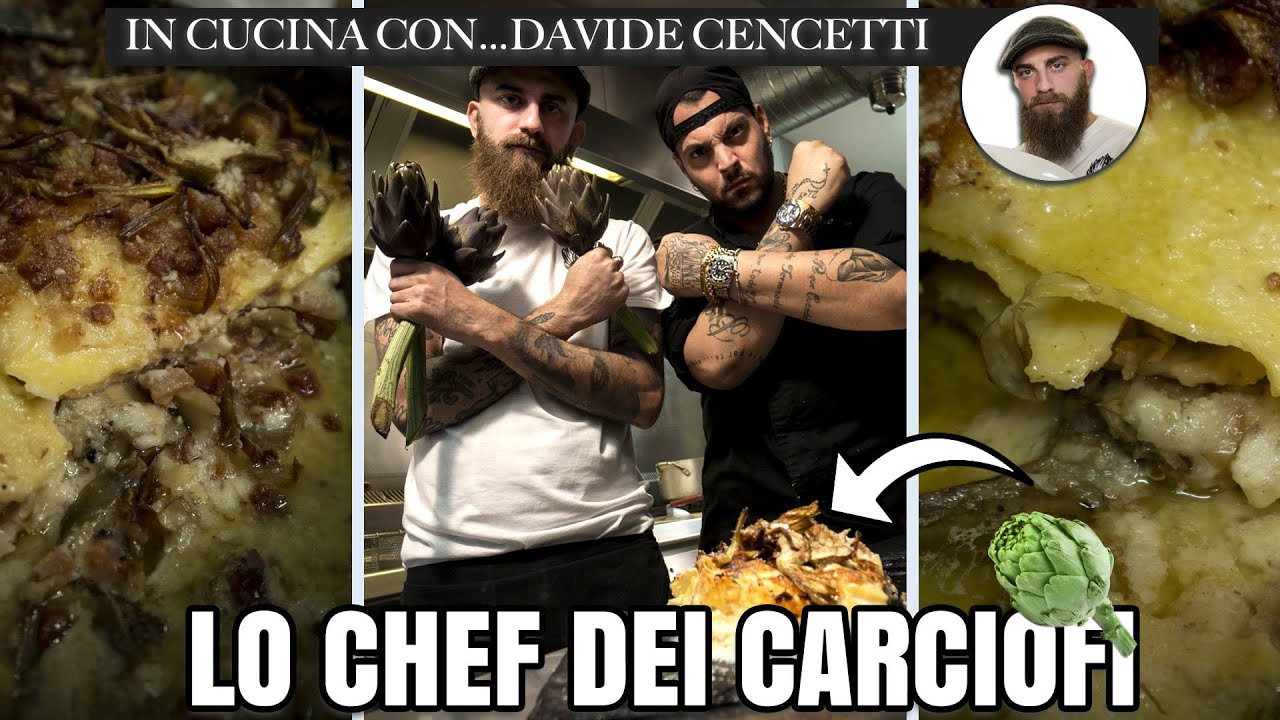 LASAGNE coi CARCIOFI e crema di PECORINO ricetta ignorante da trattoria