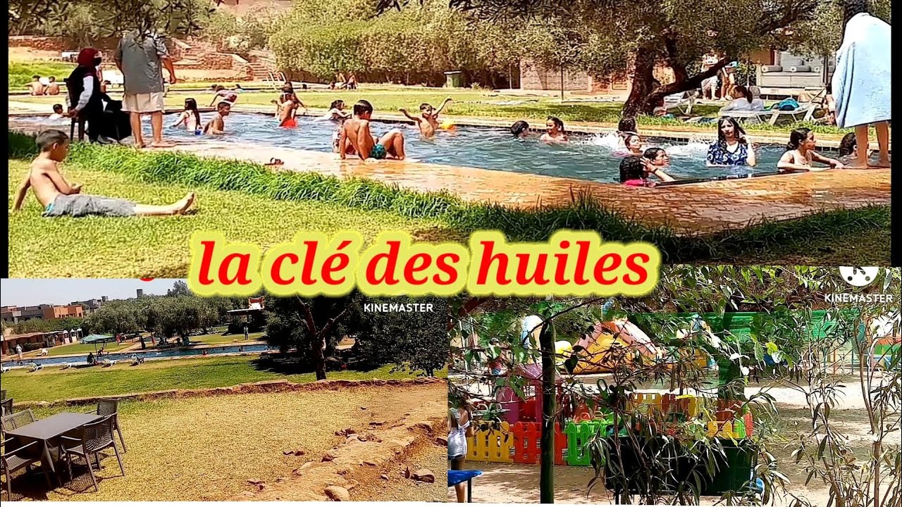 #bahja_cuisine# la clé des huiles مسبح, فضاء رائع للعائلة