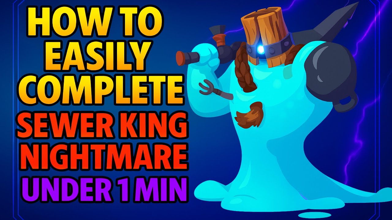 Easiest Way to DEFEAT Sewer King NIGHTMARE Dojo UNDER 1 MIN | MO.CO #joinmoco #moco #supercell