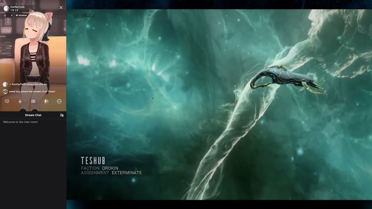 Playing Warframe and Satifactory