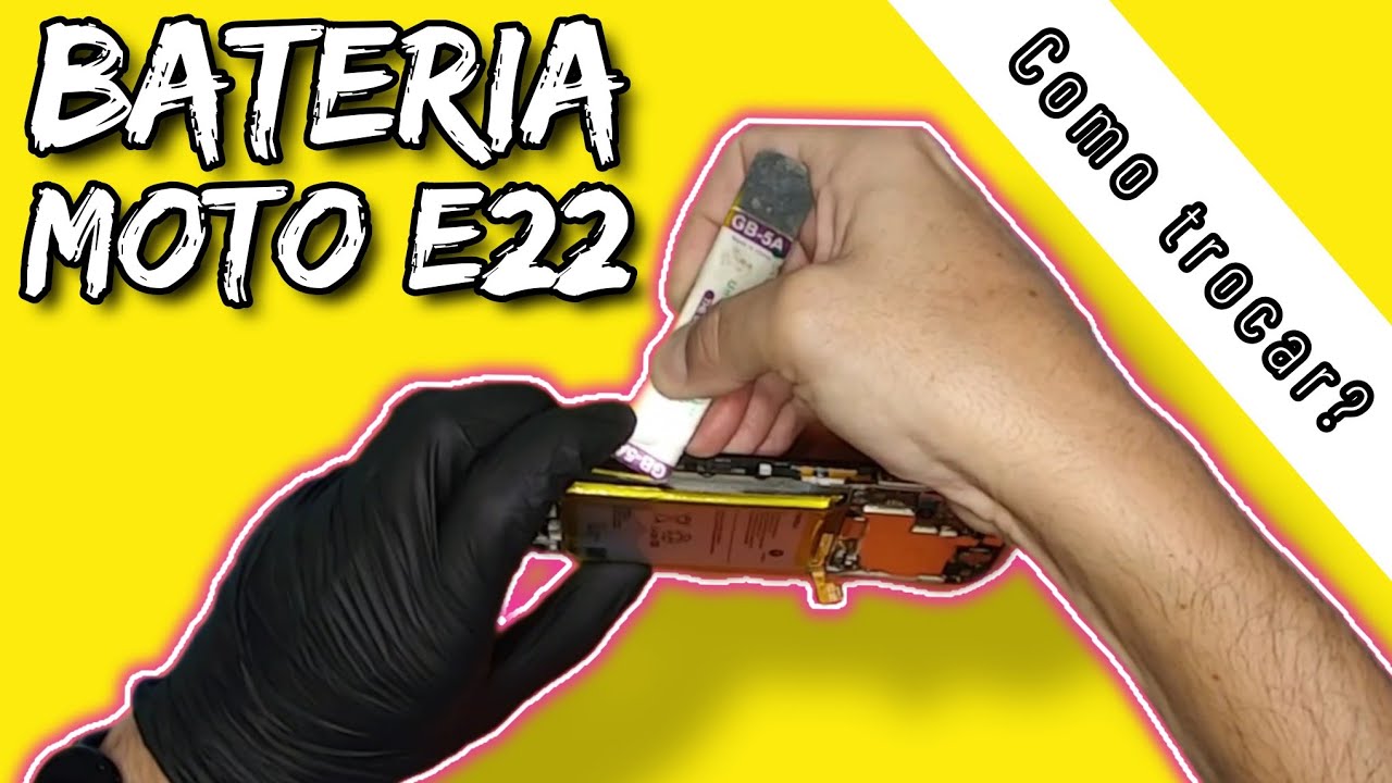 Como trocar Bateria Moto E22 | Bateria NH40 #motoe22 #bateria
