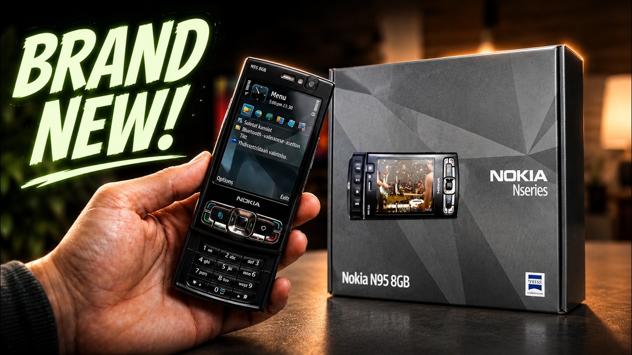 NOKIA N95 8Gb. NEW! ORIGINAL! The COMPLETE set! Unboxing. REVIEW.