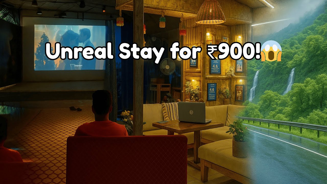 I Paid Just ₹900 for This Beautiful Stay in Satara + Private Projector Theater!
