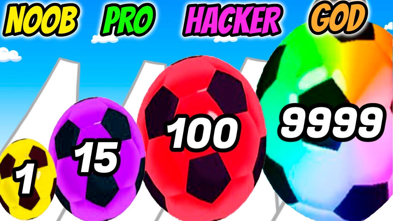 Marble Run 3D - NOOB vs PRO vs HACKER vs GOD