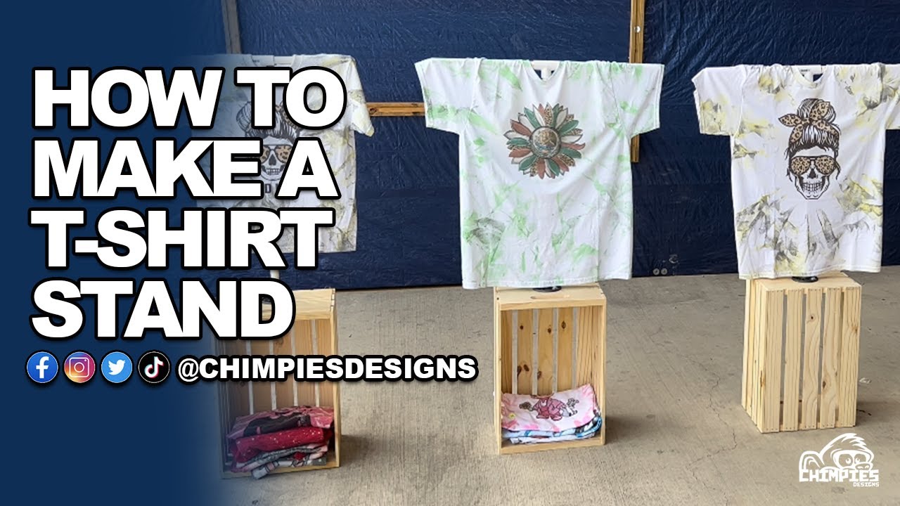 How To Make A DIY T Shirt Stand
