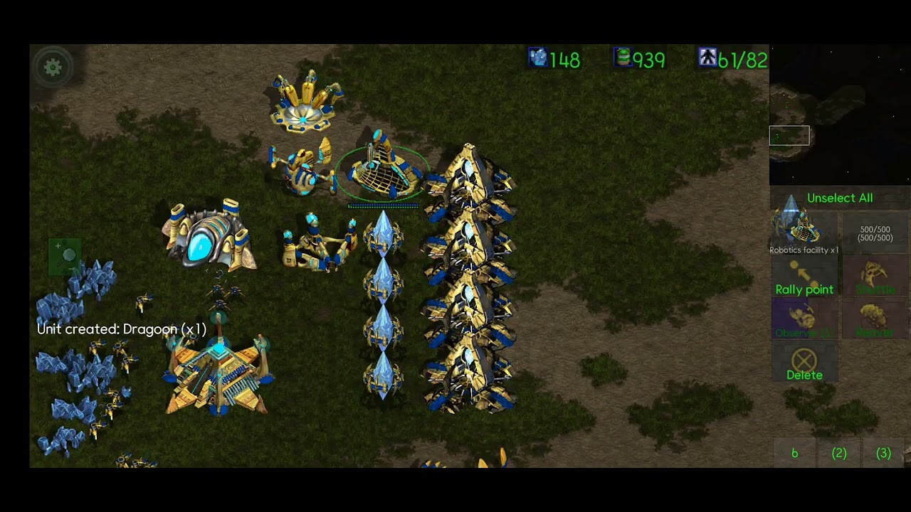 스타크래프트(모바일) lee 9(P) vs AI 3(P) 'Lost Temple'  26.01.04