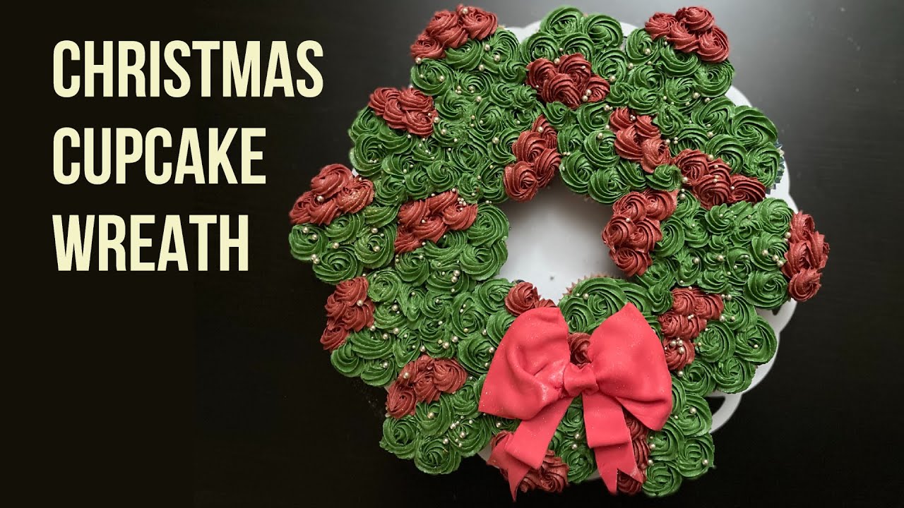 Christmas Cupcake Wreath | Cupcake Wreath
