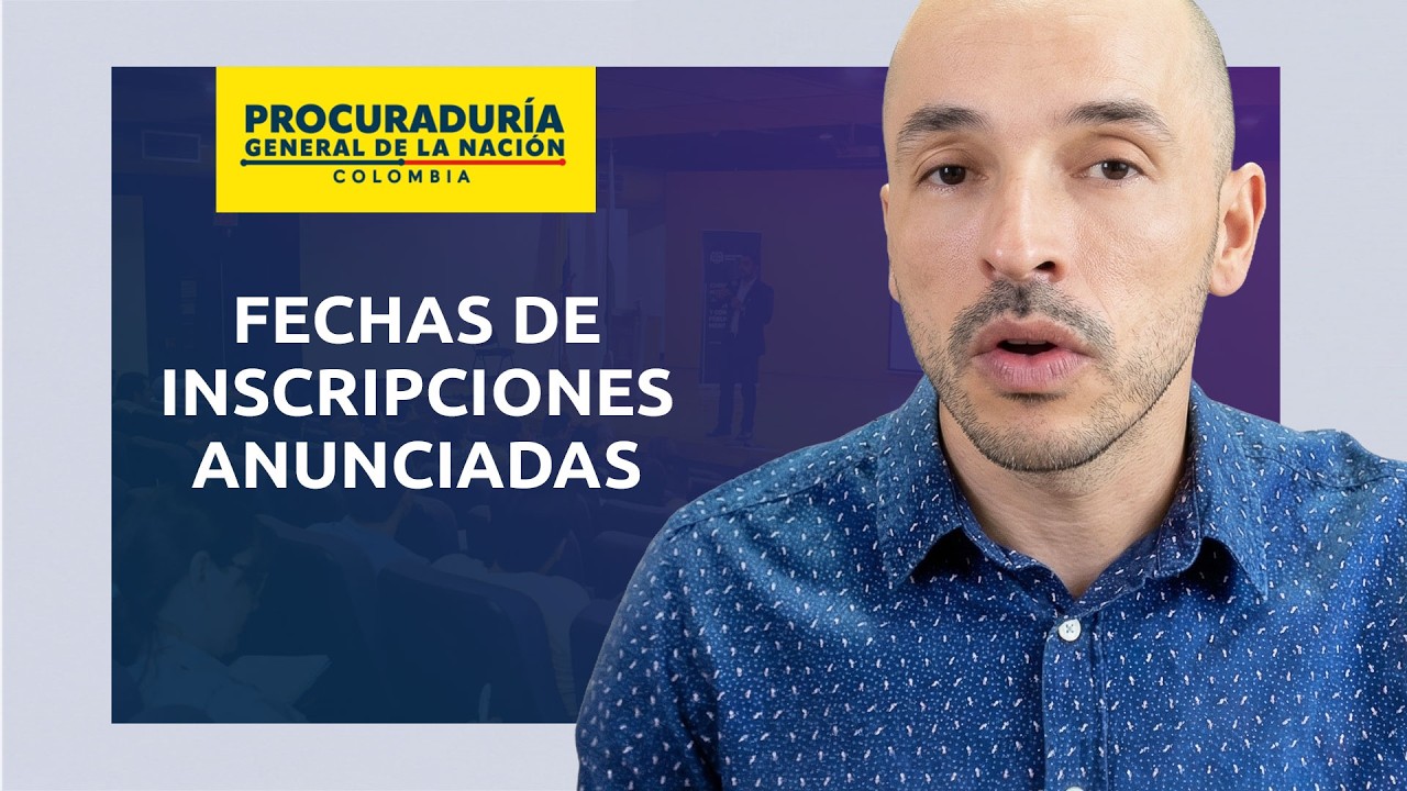 Todo lo que necesitas saber para las inscripciones en el Concurso para la Procuradur&iacute;a 2026