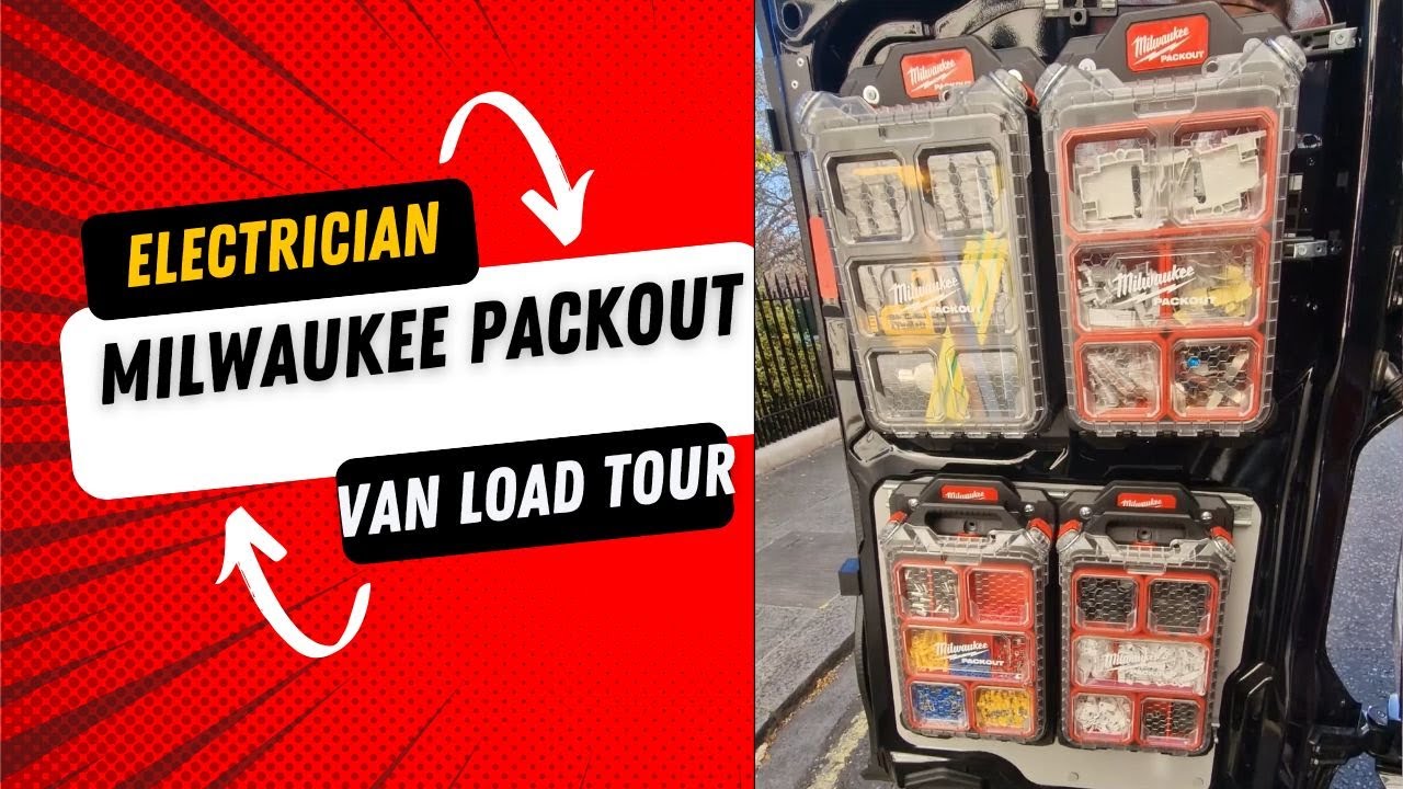 Electricians Van Tour, Milwaukee Pack Out 2025
