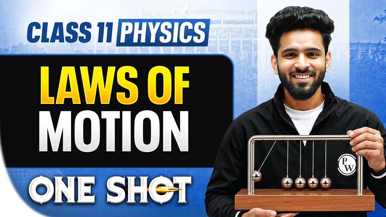 Laws Of Motion Class 11 One Shot 🔥 | Detailed Revision | Physics Chapter 4 | By Akshay Sir
