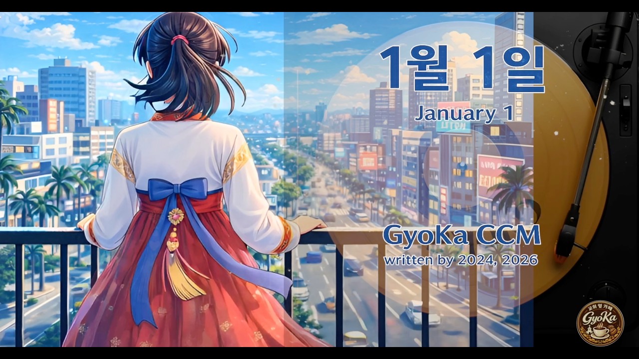 1월 1일 [GyoKa CCM] written by Paul Song, 2024, 2026 #새해 #새마음 #ccm #교회옆카페 #교카 #gyoka #복