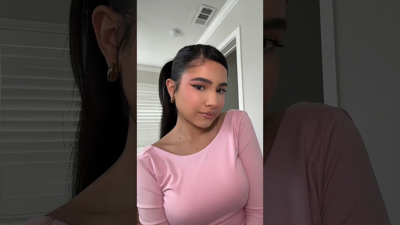Side part ponytail. Ponytail with side part #hairstyles #hair #hairstyle #makeup #makeuplook