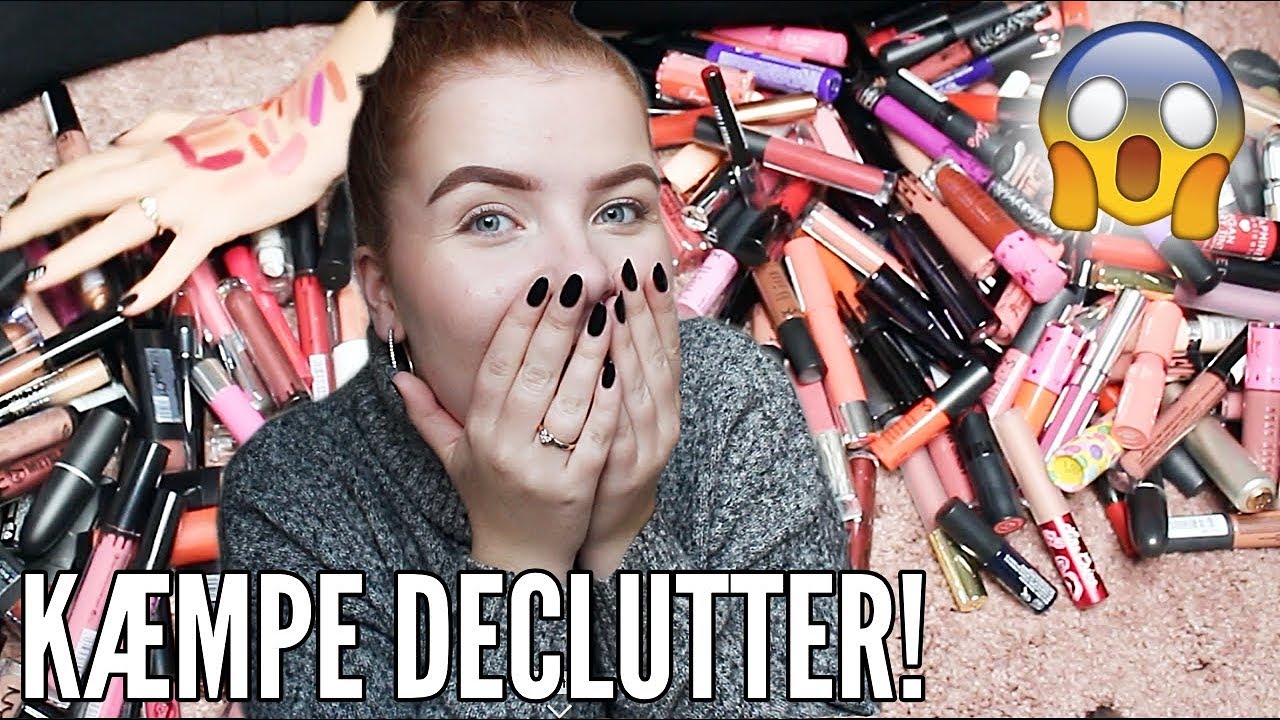 ♡ JEG DECLUTTER HELE MIN MAKEUP KOLLEKTION ♡