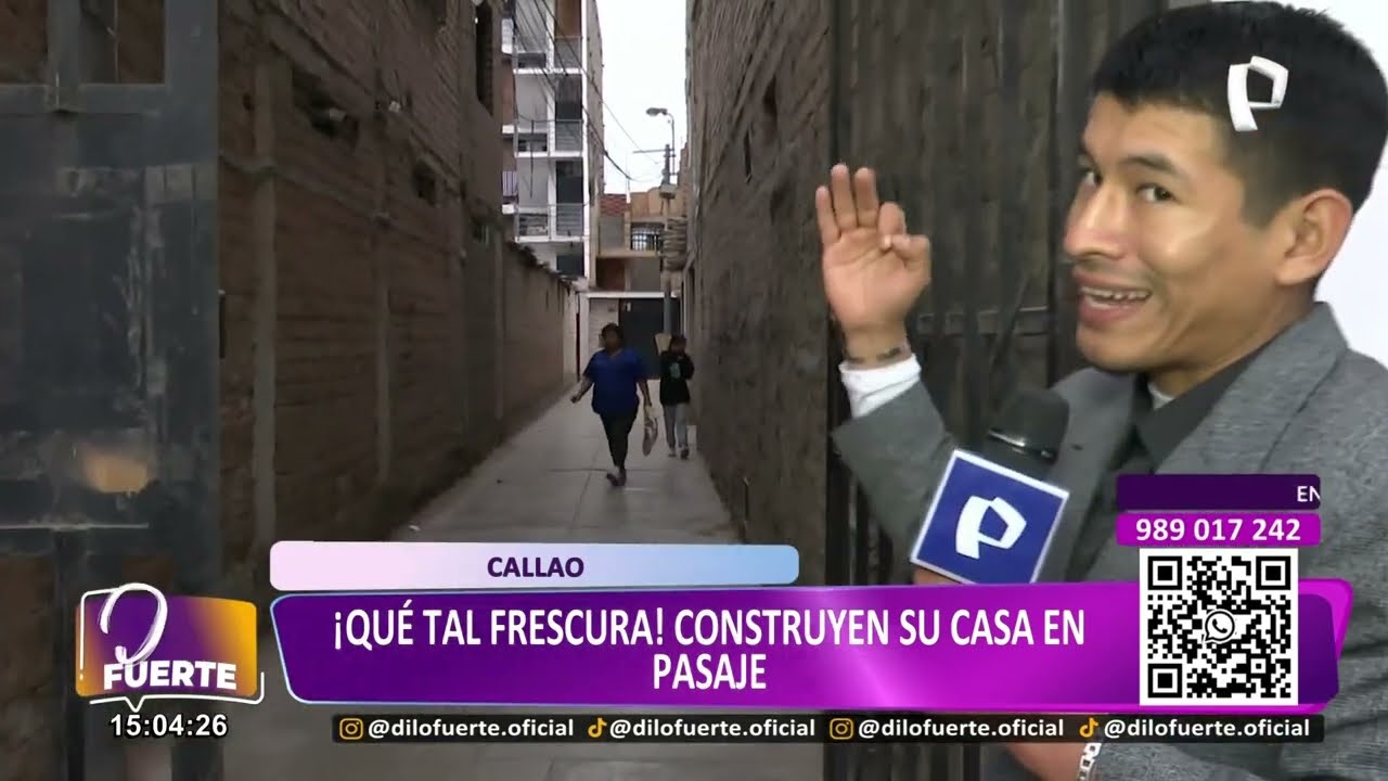 ¡El colmo! Callao: vecinos obstruyen pasaje para construir una vivienda en la zona de Dulanto