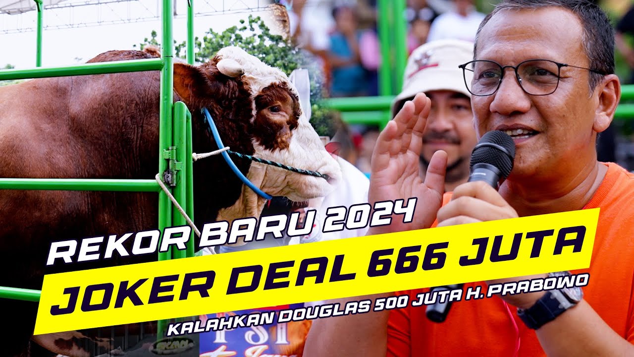 Sapi JOKER Deal 666 Juta Pecahkan Rekor Terbaru Sapi Termahal 2024