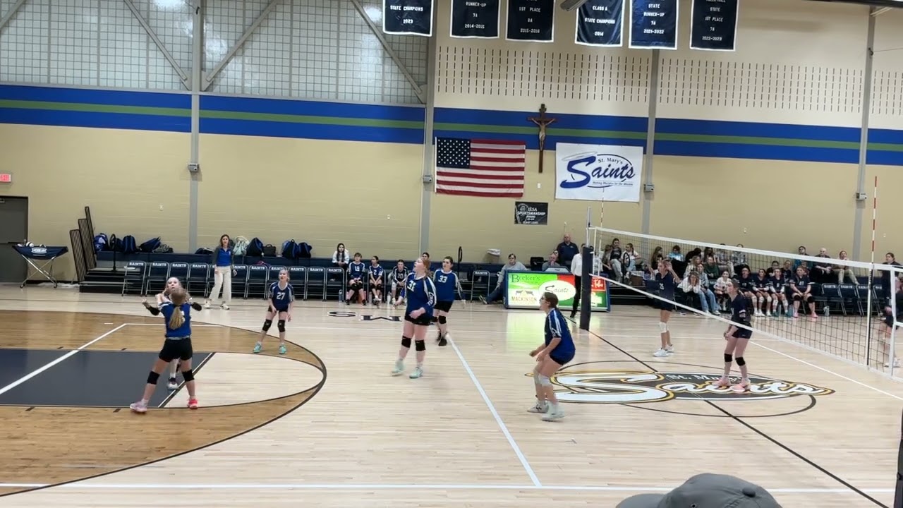 Vball 7th vs St Marys 3rd set 3/3/26