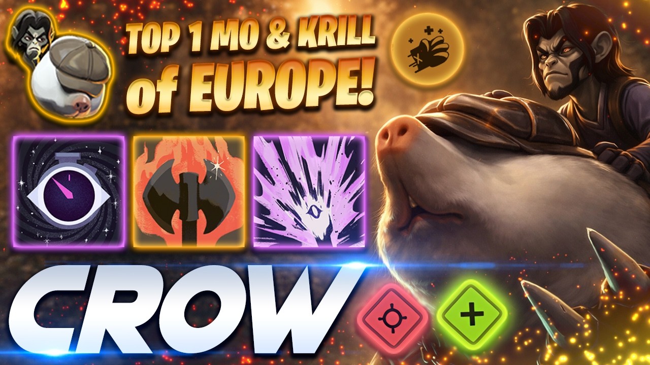 Crow TOP 1 Mo & Krill of EUROPE - Deadlock Pro Gameplay & Guides [Watch & Learn]