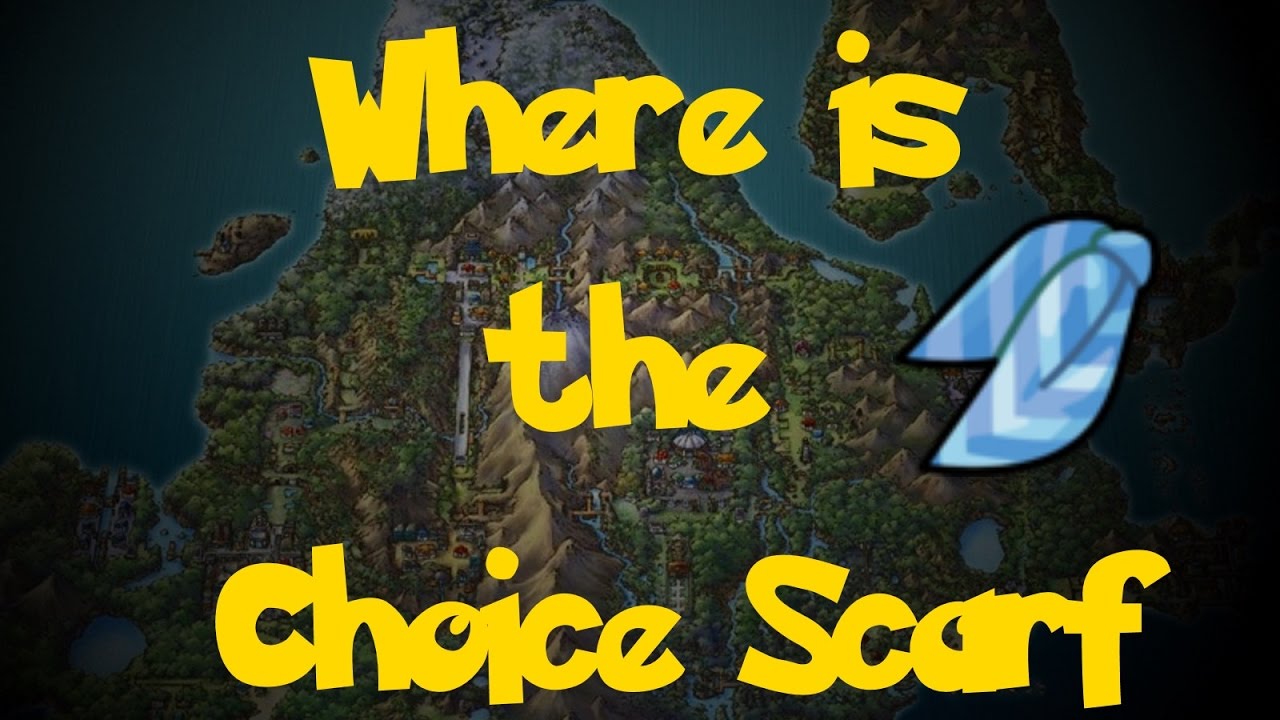 Where Is: The Choice Scarf (Pokemon Diamond/Pearl/Platinum)