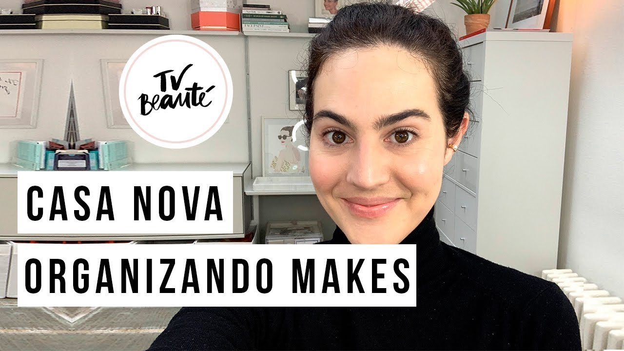 Randômico: como está ficando meu novo canto das maquiagens / escritório & dicas de organização
