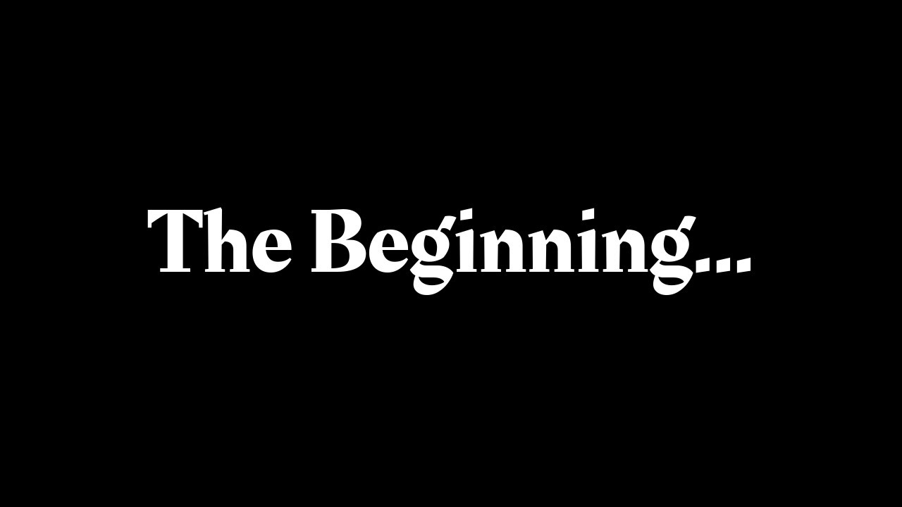 The Beginning...