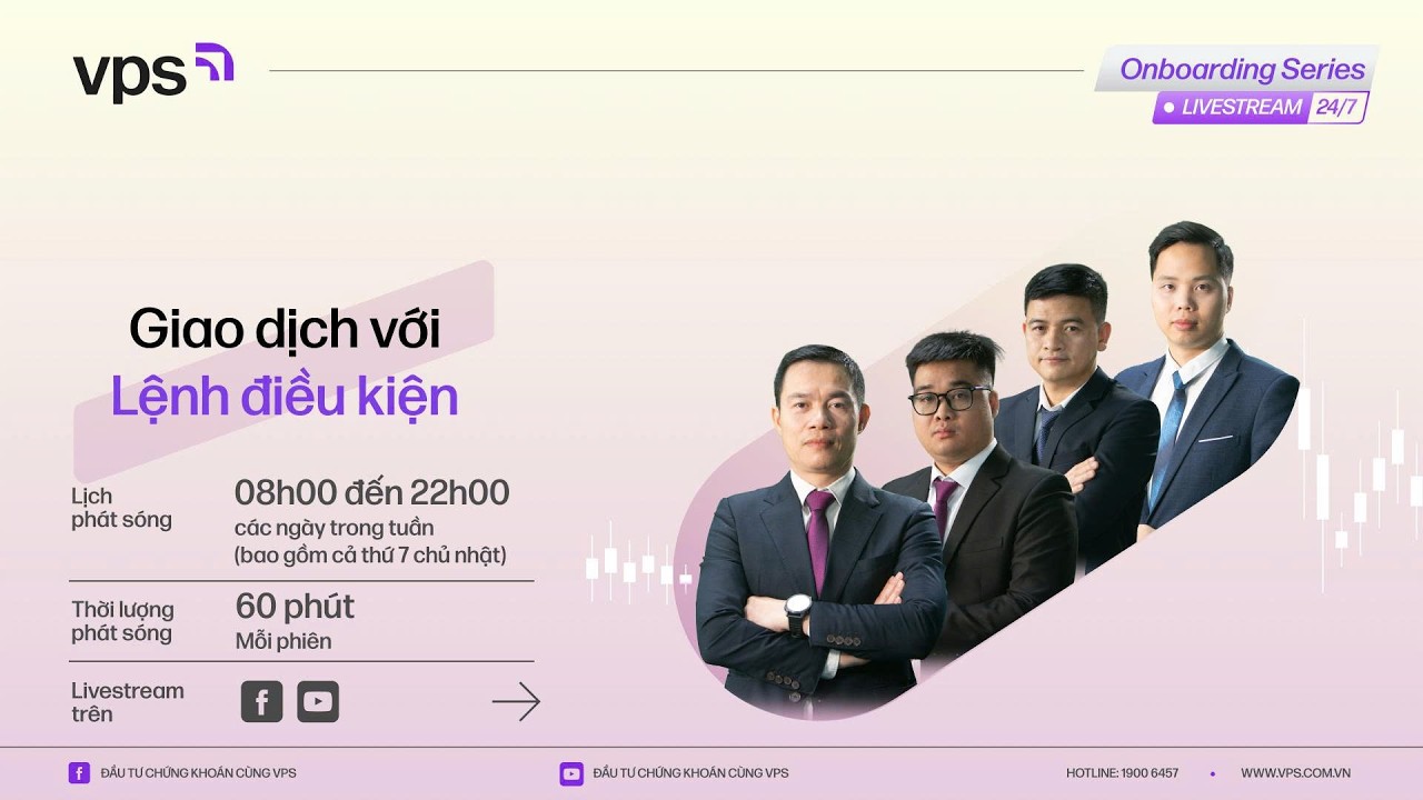 [LIVESTREAM] GIAO DỊCH VỚI LỆNH ĐIỀU KIỆN