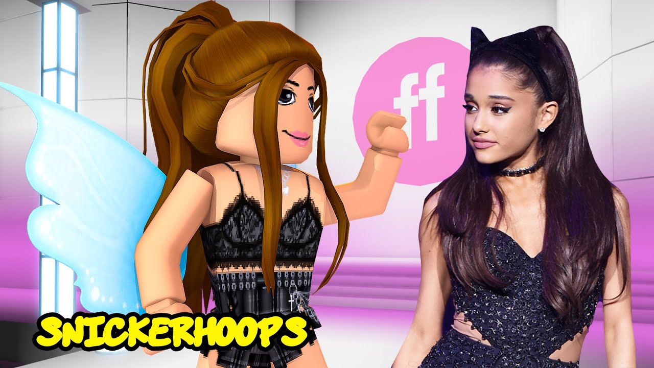 FASHION FAMOUS ARIANA GRANDE EDITION | Roblox Games to Play | Snicker Hoops