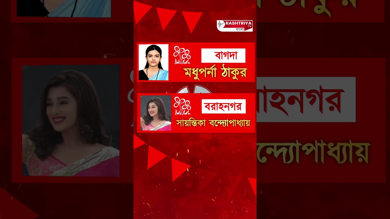 তৃনমূলের টিকিটে বেলেঘাটায় কুনাল ঘোষ , বরানগর থেকে সায়ন্তিকা | TMC Candidate List 2026 | Sayantika