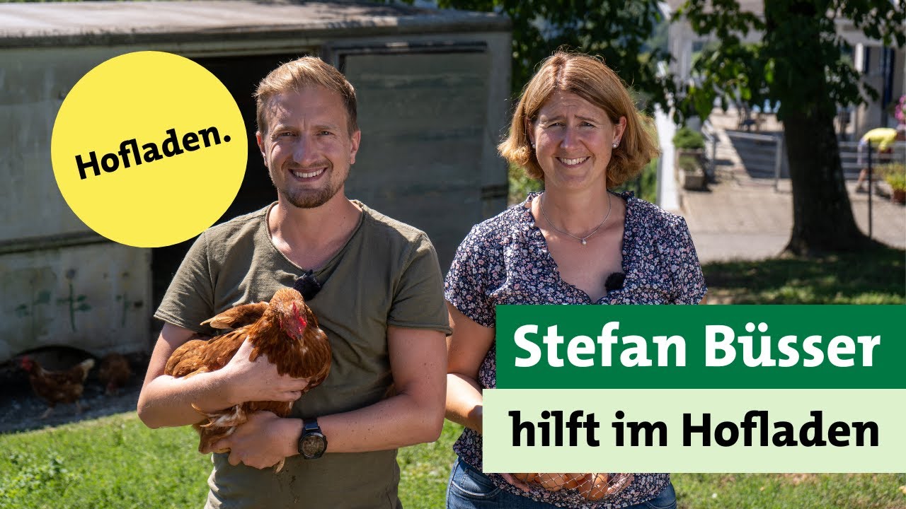Stefan Büsser im Hofladen