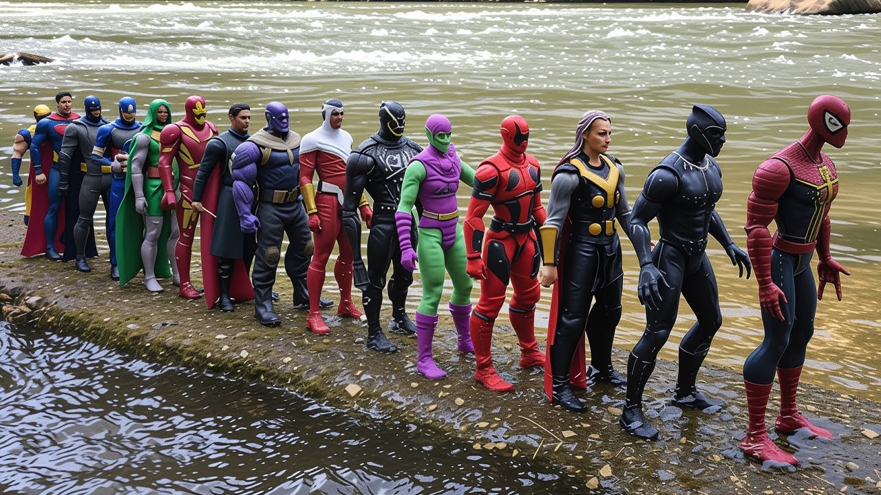 AVENGERS SUPERHERO STORY, SPIDERMAN, HULK, IRONMAN, CAPTAIN AMERICA, DEADPOOL, BATMAN, VENOM