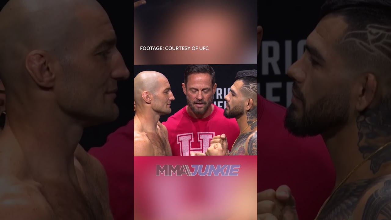 Sean Strickland vs. Anthony Hernandez faceoff | UFC Houston