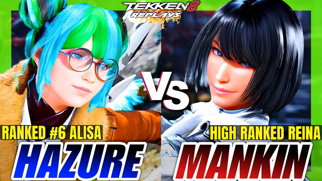 Tekken 8 | Hazuremetal (Alisa) vs Mankinreina (Reina) | High Level Ranked Match Replay