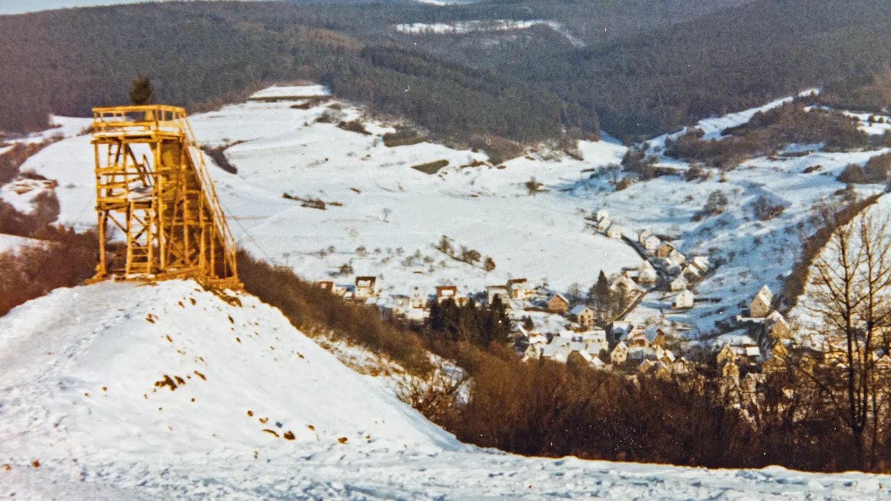 Skispringen Frammersbach Januar 1971